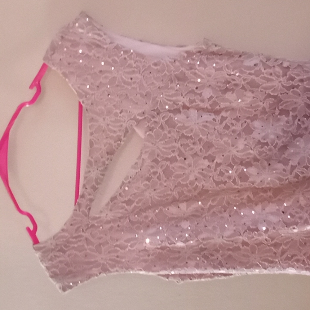 Midi length sparkling dress